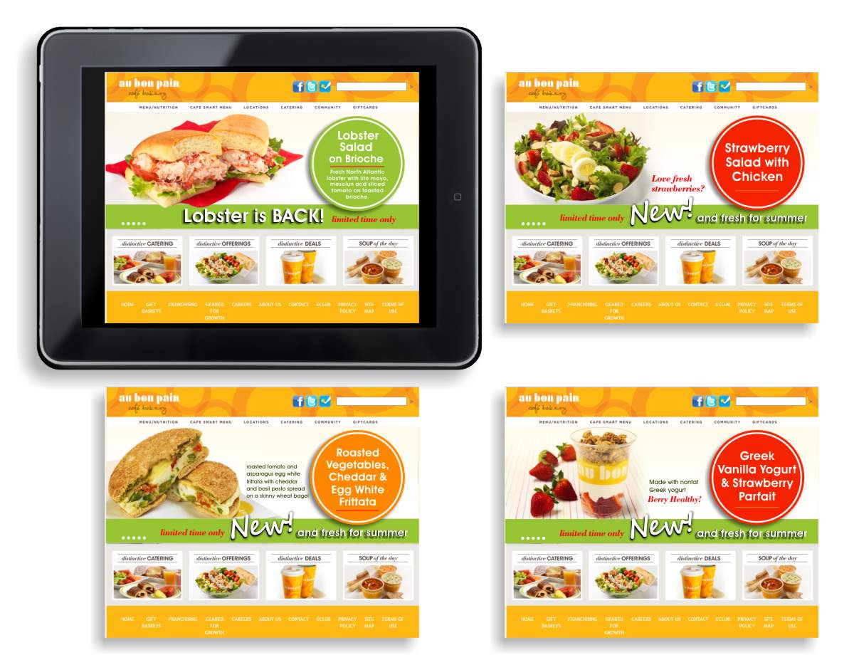 Consistent website on-line marketing and social media promotional vocabulary 